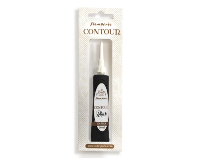 stamperia create happiness contour liner black 20m