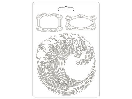 stamperia silent sea a5 soft mould wave k3pta5671 3 11zon