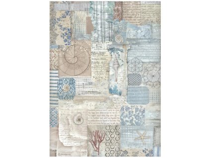 stamperia silent sea a4 rice paper texture 6pcs df 6 11zon