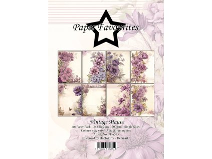 paper favourites vintage mauve a6 paper pad pfa575 9 11zon