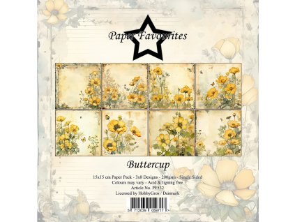 paper favourites buttercup 6x6 inch paper pad pf53 24 11zon