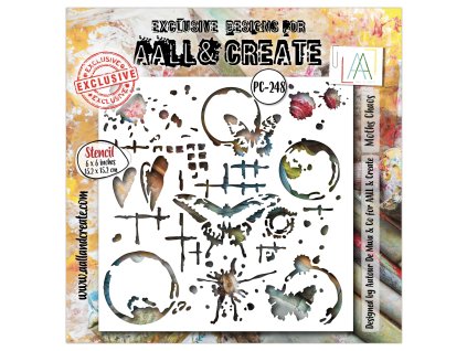 aall and create fractured ecosphere stencil 6x6 in 2 11zon