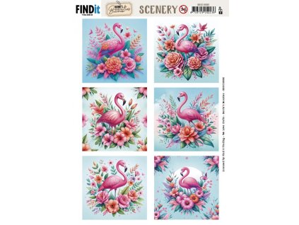 BBSC10092 Berries Beauties Scenery Flamingo Square 700x991