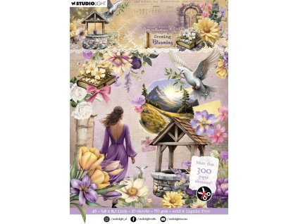 studio light growing blooming elements paper pad j 4 11zon