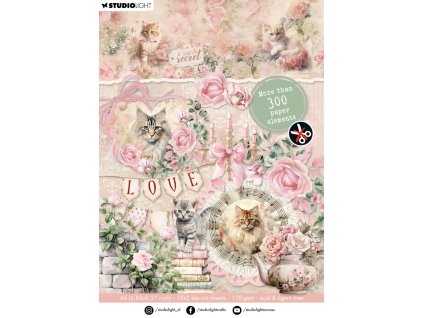 studio light a cats secret a5 die cut paper pad sl 9 11zon