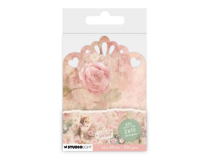 studio light a cats secret atc paper tags 2x10pcs