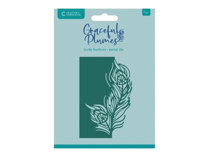 crafters companion graceful plumes metal die edgea 25 11zon