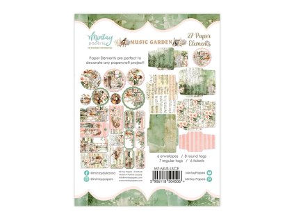 mintay music garden 6x8 inch paper elements 27pcs 66 11zon
