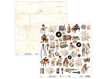mintay music garden 12x12 inch paper elements mt m 80 11zon