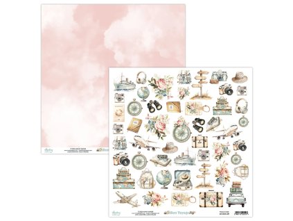 mintay bon voyage 12x12 inch paper elements mt bon 128 11zon