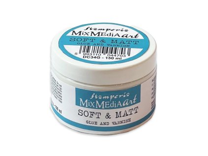 stamperia soft mattglue varnish 150ml dc34g 2 11zon