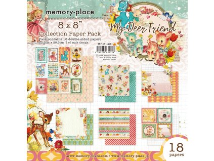 memory place my deer friend 8x8 inch paper pack mp 17 11zon