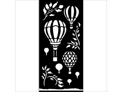 stamperia timeless thick stencil 12x25cm air ballo 30 11zon