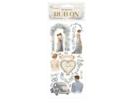 stamperia timeless rub on 4x85 inch wedding dflrb1 47 11zon