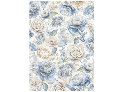 stamperia timeless a4 rice paper big roses 6pcs df 53 11zon