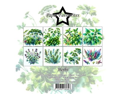 paper favourites herbs 6x6 inch paper pad pf537 45 11zon