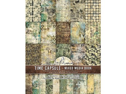 Ciao Bella sada papírů Lumania Kniha Mixed Media Time Capsule A4 Maxi 50 stran