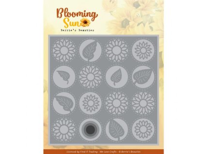 Šablona kovová vyřezávací Blooming sun Sunny Frame sluneční rámeček