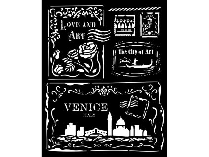 stamperia venice city of art thick stencil 20x25cm 11 11zon