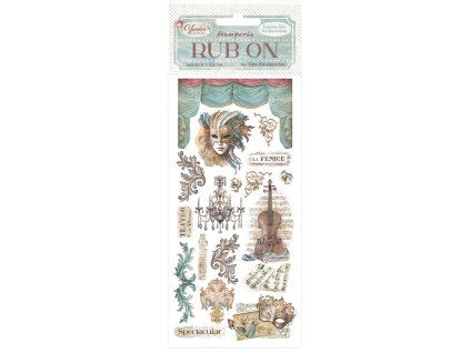 stamperia venice city of art rub on 4x85 inch mask 7 11zon