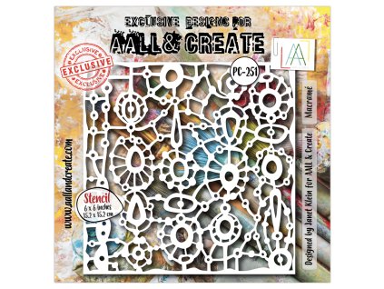 aall and create retro revival 6x6 inch stencil mac