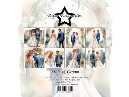 paper favourites bride groom 6x6 inch paper pad pf 5 11zon