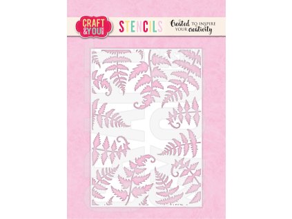 craft you design ferns a6 stencil sc009 5 11zon