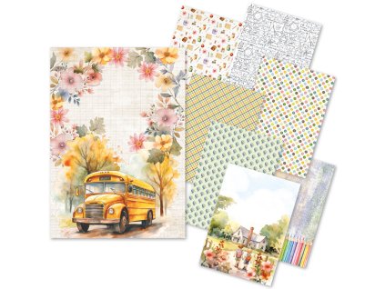 ciao bella back to school a5 rice paper mixed 8pcs