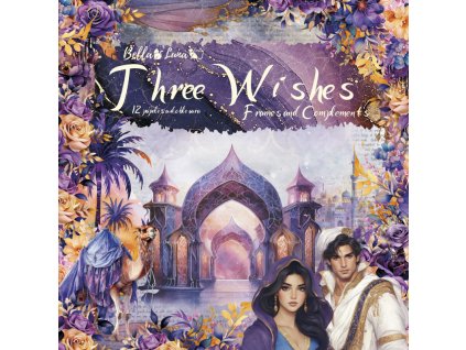 17838 34272 BELLALUNA THREE WISHES FRAMES COMPLEMENTS COLLECTION 12X12