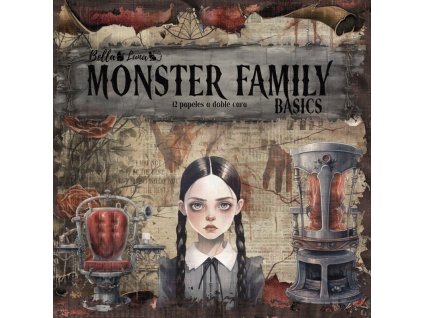 17663 34164 BELLALUNA MONSTER FAMILY BASICOS COLLECTION 12X12