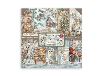stamperia the owls house 12x12 inch paper pack sbb 10 11zon