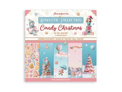 stamperia candy christmas 12x12 inch paper pack sb 10 11zon