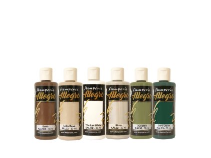 stamperia the owls house allegro paint kit 6pcs ka