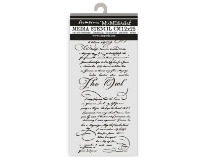 stamperia the owls house thick stencil 20x25cm let (1) 1 11zon