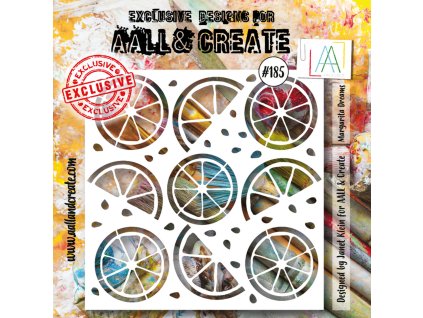 aall and create stencil 6x6 inch margarita dreams 12 11zon