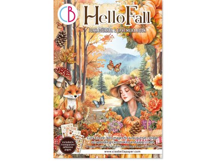 Hello Fall Vítej podzimel A4 Ciao Bella Lumania kniha papírů a doplňků