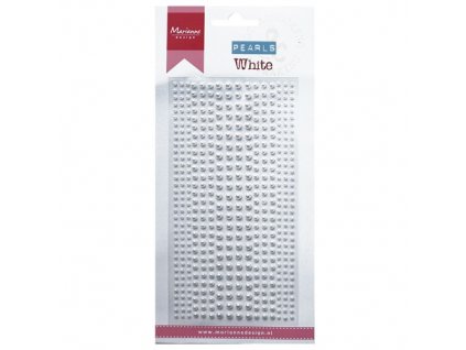 Samolepicí perličky bílé 486ks