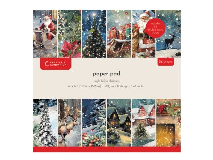 crafters companion the night before christmas 6x6