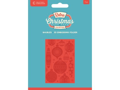 crafters companion retro christmas 3d embossing fo
