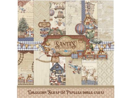 papers for you santas workshop 12x12 inch scrap pa 2 11zon