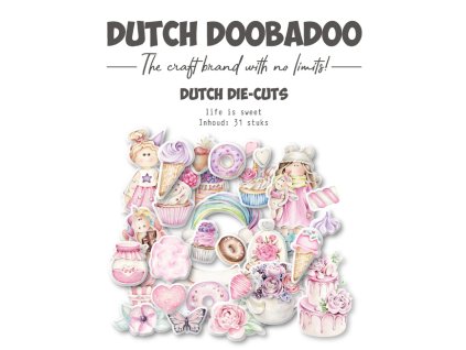 dutch doobadoo life is sweet 1 dutch die cuts 31pc 1 11zon