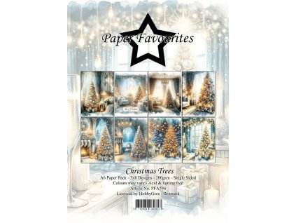 paper favourites christmas trees a6 paper pad pfa5 3 11zon