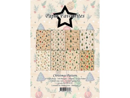 paper favourites christmas pattern a5 paper pad pf 3 11zon