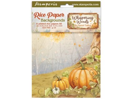 stamperia whispering woods a6 rice paper backgroun 9 11zon
