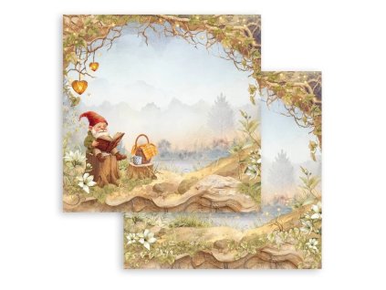 stamperia whispering woods 12x12 inch paper sheet 6 11zon