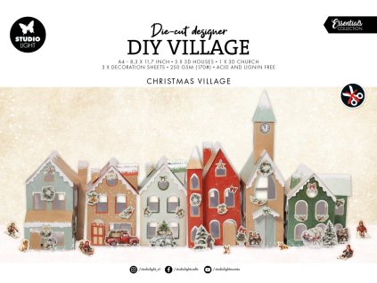 studio light christmas village essentials die cut 2 11zon
