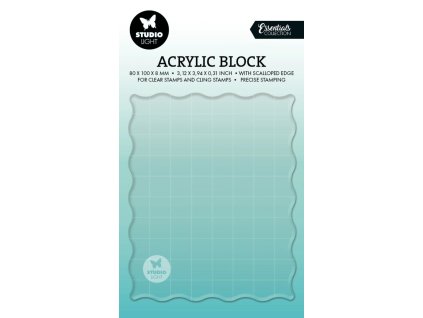 studio light acrylic stamping block 80x100mm w sca 2 11zon