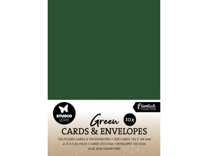 studio light green a6 christmas cards envelopes 10 2 11zon