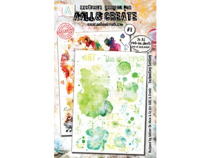 aall and create rub ons a5 enchanting larking aall