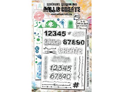 aall and create rub ons a5 emerald azure aall ro 0